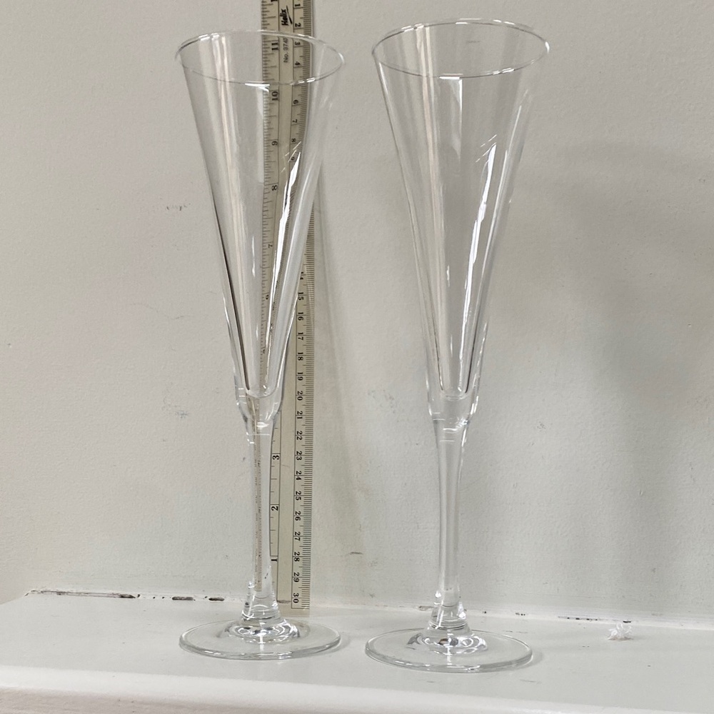 Martini Clear Champagne Flutes